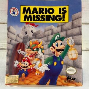 Nintendo Mario Is Missing! Vintage